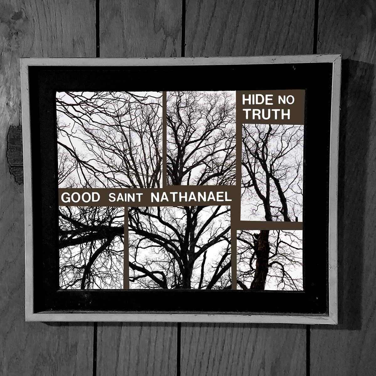 Good Saint Nathanael Hide No Truth Album Cover by Nate Allen